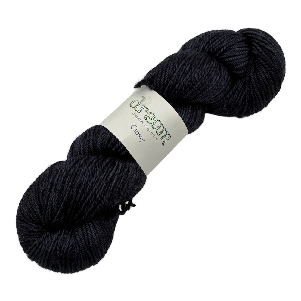 Dream Classy 100% Superwash Merino Wool in Color Navy Zeal Yarn  4 oz 450 yards